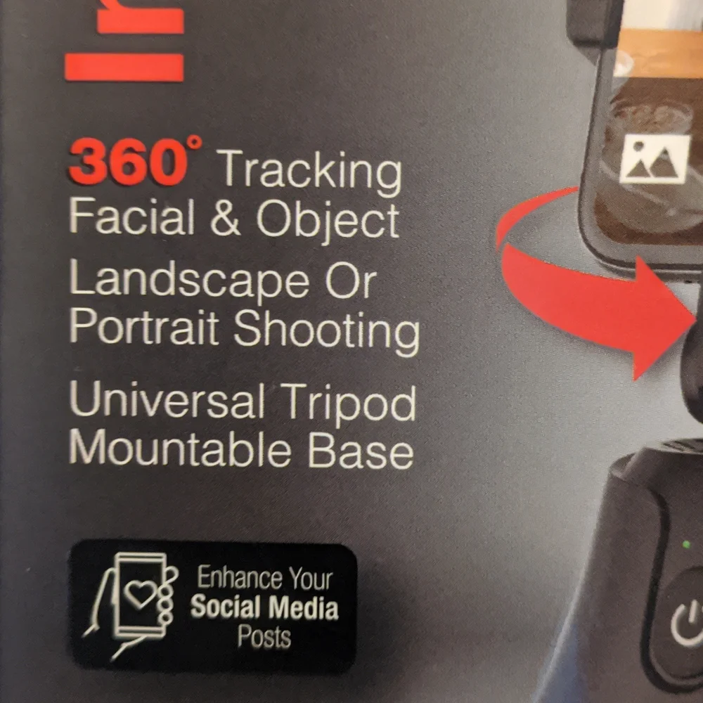 Intelli Track 360 Motion Tracking Blue Tooth Camera Universal Tripod New in Box